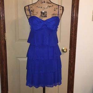 Blue Ruffle Dress size Small
